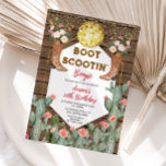 Boot Scootin' Boogie Disco Cowgirl 30th Birthday Invitation<br><div class="desc">EDITABLE Boot Scootin' Boogie Disco Cowgirl 30th Birthday Invitation
Elegant Texas Cactus Wood Adult Mexican Birthday Invitation
Christmas Ornament Floral Western Cowboy & Southwestern Birthday</div>