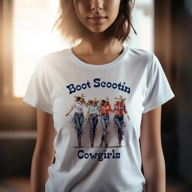 Boot Scootin Cowgirls T-Shirt (Creator Uploaded)