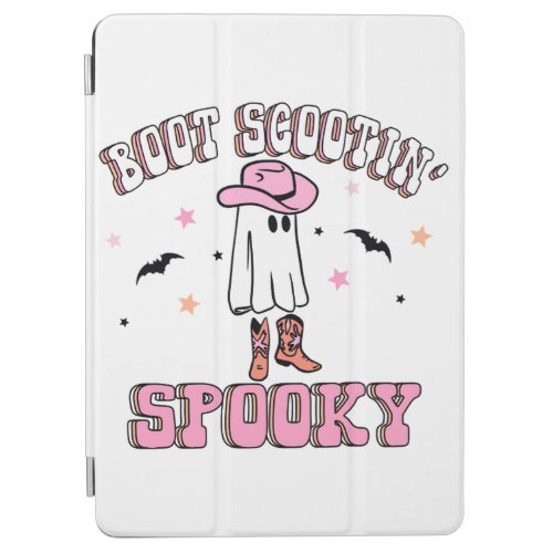Boot Scootin_ Spooky â Cute Chic Western Ghost Pin iPad Air Cover