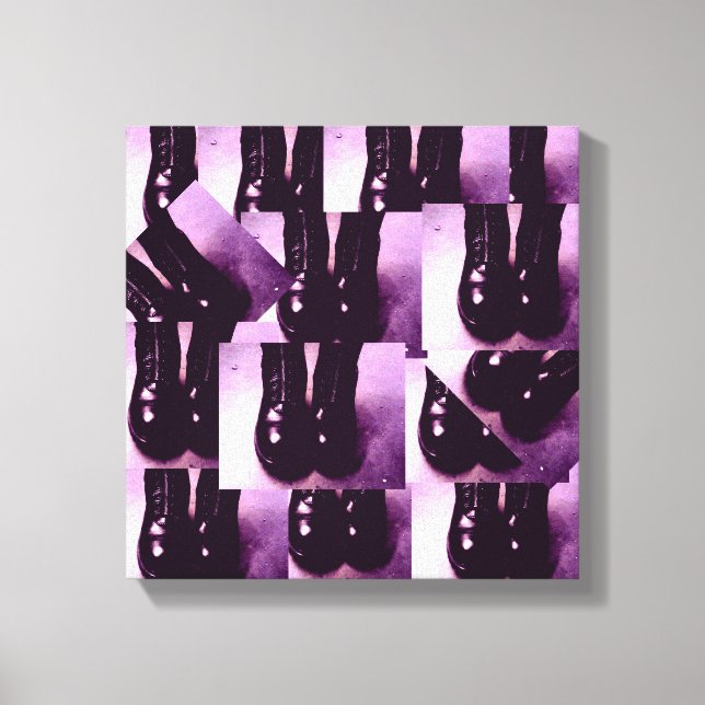 Boot Worship Canvas Print (Front)