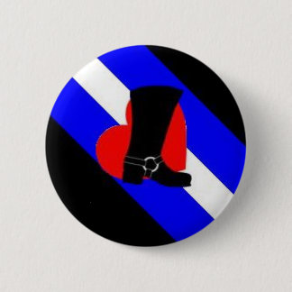 bootblack pride flag pinback button