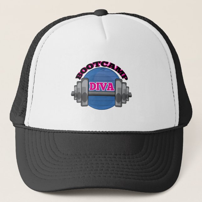 Bootcamp Diva Trucker Hat (Front)