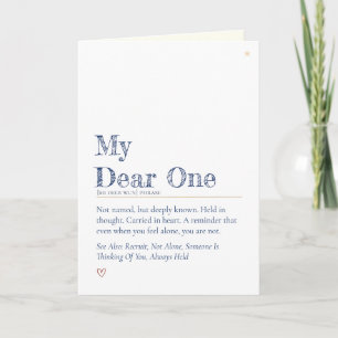 Bootcamp Letter From Home, My Dear One Star Letter Card