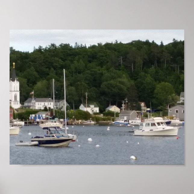 Boothbay Harbor 11" x 8.5" Poster Paper (Matte) (Front)