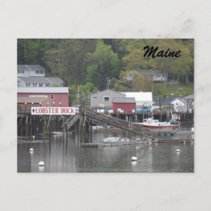 Boothbay Harbor, Maine Postcard