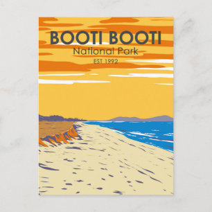 Booti Booti National Park Australia Vintage Postcard