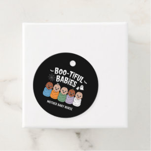 Bootiful Babies Mother Baby Nurse Halloween Favor Tags