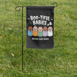 Bootiful Babies Mother Baby Nurse Halloween  Garden Flag
