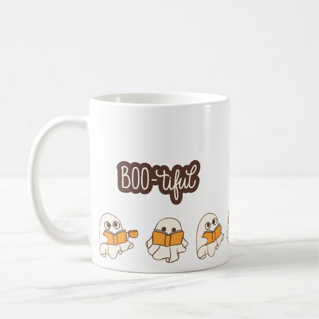 'BOOTIFUL' Cute Halloween Mug - 11oz (Left)