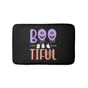 Bootiful Halloween Ghost Costume Men Women Funny Bath Mat