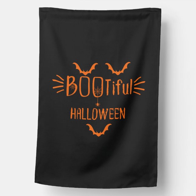 BOOTIFUL HALLOWEEN HOUSE FLAG (Front)