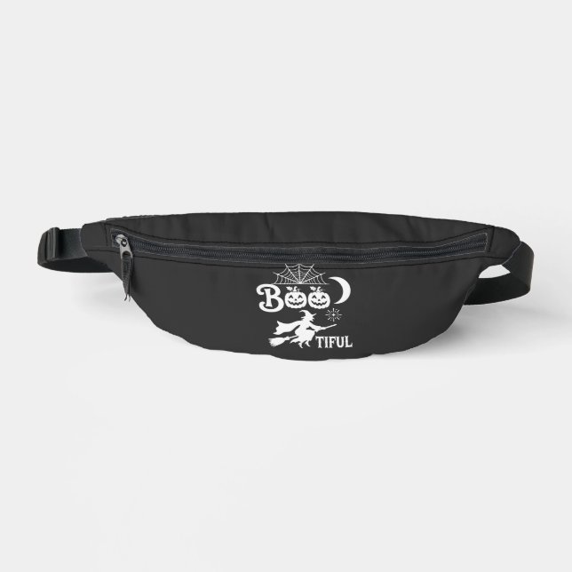 Bootiful Halloween Witch Moon Design_1 Fanny Pack (Front)