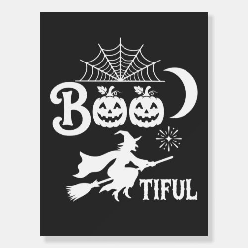 Bootiful Halloween Witch Moon Design_1 Foam Board