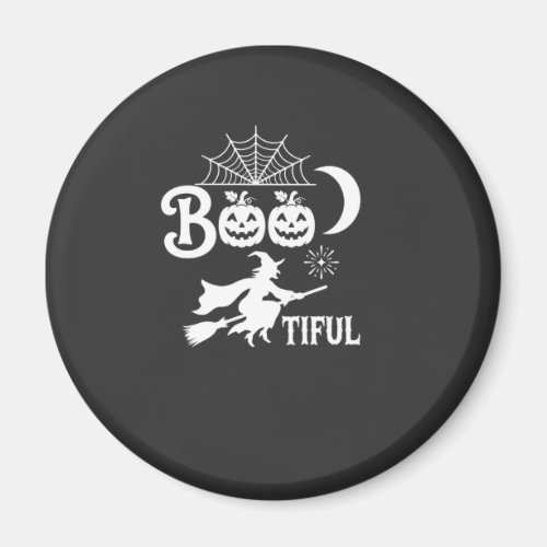 Bootiful Halloween Witch Moon Design_1 Magnet