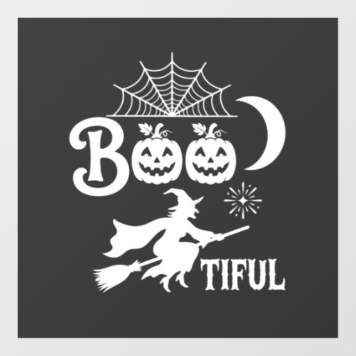 Bootiful Halloween Witch Moon Design_1 Window Cling