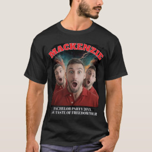 Bootleg Concert 3 Photo and Text Personalized Fun T-Shirt