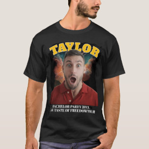Bootleg Concert Photo and Text Personalized Fun T-Shirt