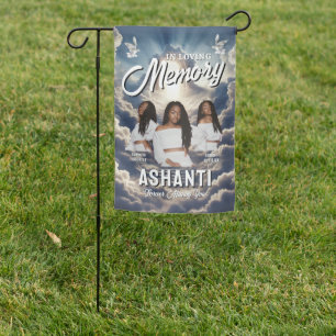 Bootleg Heaven Photo Memorial Funeral Garden Flag