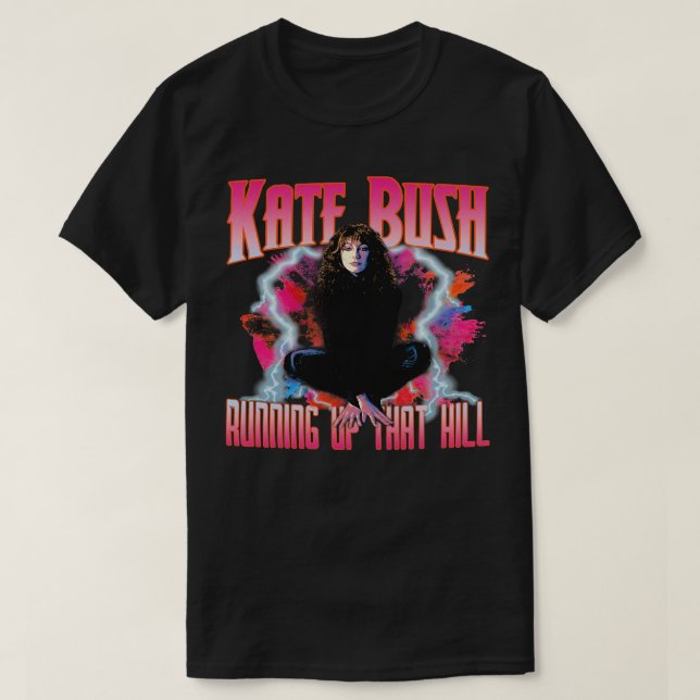 Bootleg Kate Bush Fanart Design T-Shirt (Design Front)