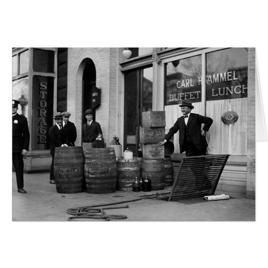 Bootleg Liquor Raid, 1923 Cards (Front Horizontal)