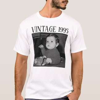 Bootleg Vintage Happy Birthday Photo Family 2W1 T-Shirt