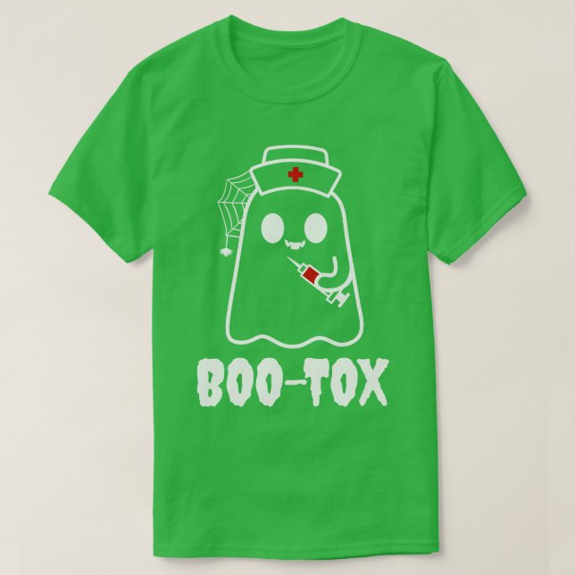 BooTox Cute Ghost Filler Botox Dysport Aesthetic N T-Shirt (Design Front)