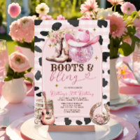 Boots and Bling Skin Cowgirl Western Birthday