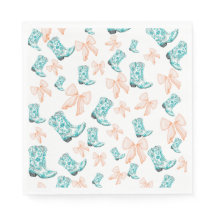 Boots and Bows napkins