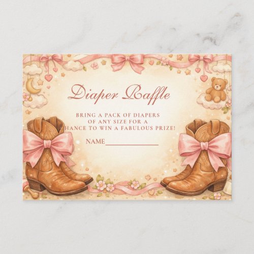 Boots And Bows Western Diapper Raffle