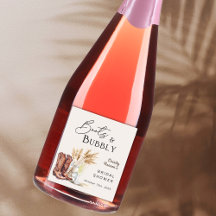 Boots And Bubbly Boho Pampas Grass Bridal Shower