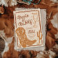 Boots and Bubbly Hand Drawn Bridal Shower Invitation