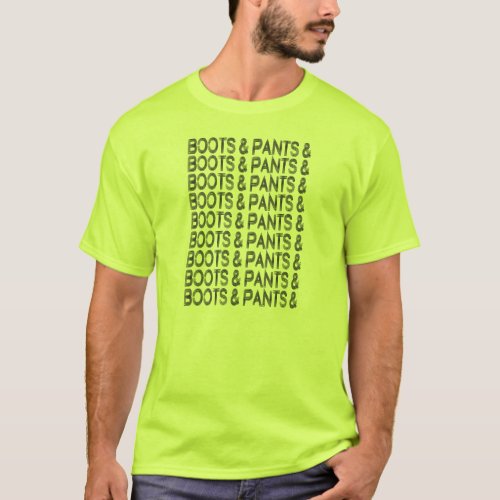 Boots and Pants T_Shirt