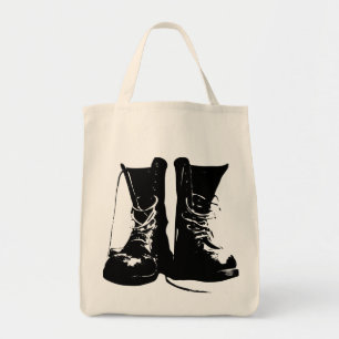 Boots (Black Version) Grocery Tote Bag