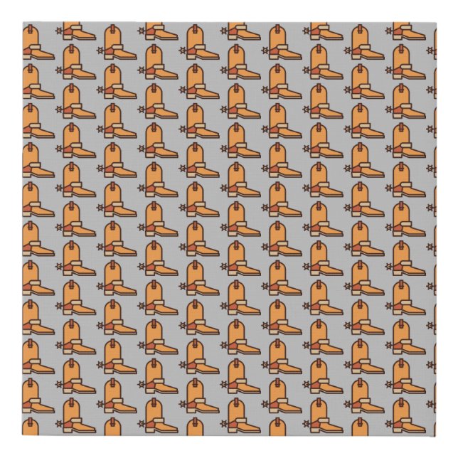 boots faux canvas print (Front)