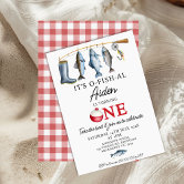 The Big One | 1st Birthday Fishing Invitation