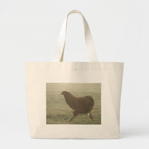 Boots in the Fog Large Tote Bag