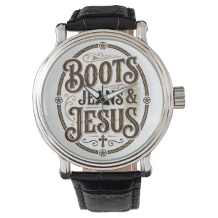 Boots Jeans & Jesus Vintage Western Faith Watch