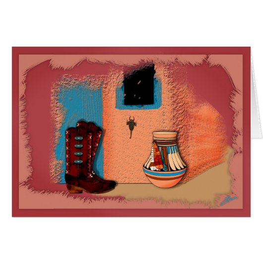 Boots 'N' Adobe Cards (Front Horizontal)