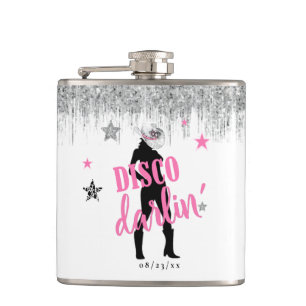 Boots 'n Bling Bachelorette Disco Darlin' ID925 Flask
