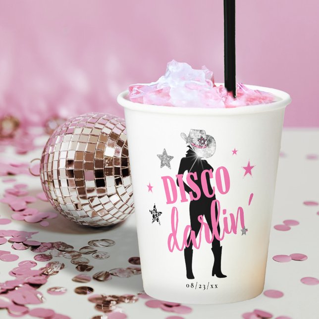 Boots 'n Bling Bachelorette Disco Darlin' ID925  Paper Cups (Creator Uploaded)