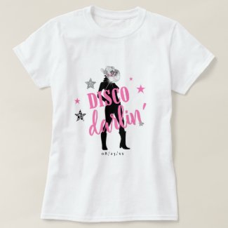 Boots 'n Bling Bachelorette Disco Darlin' ID925  T-Shirt