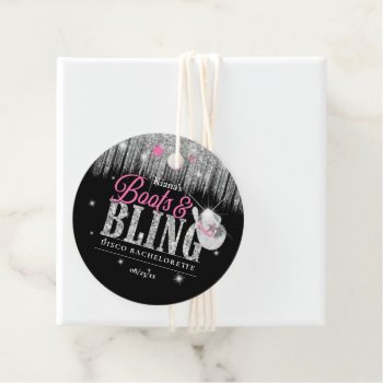 Boots 'n Bling Disco Bachelorette ID925 Favor Tags
