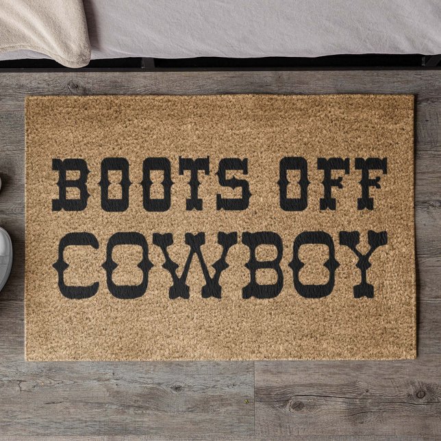 Boots Off Cowboy Doormat (Creator Uploaded)