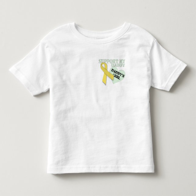 Boots on Ground Daddys Girl Toddler T-shirt (Front)