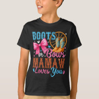 Boots Or Bows Mamaw Loves You Gender Reveal Family
