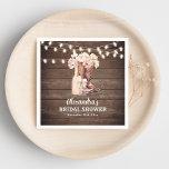 Boots Rustic Cowgirl BRIDAL SHOWER Thank You Napkins