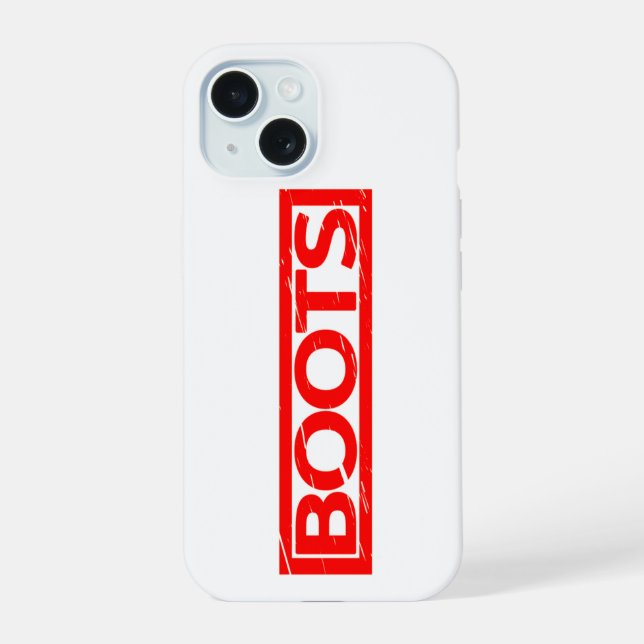 Boots Stamp Iphone Case (Back)