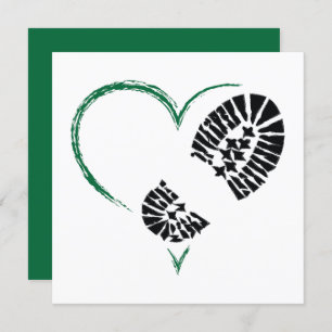 bootstomp heart invitation