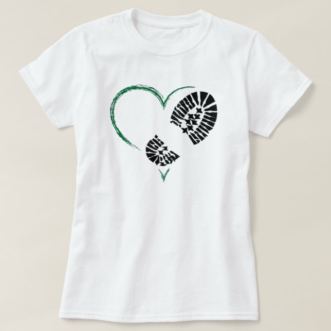 bootstomp heart T-Shirt (Design Front)