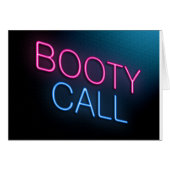 Booty Call Cards (Front Horizontal)